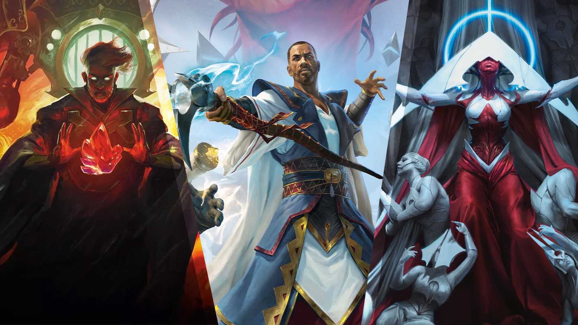 Illustration de Magic: The Gathering mettant en avant des personnages