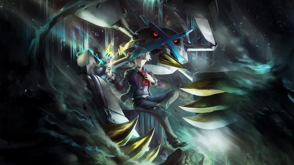 Illustration d’un Pokémon de type métal pour la Ligue Pokémon : Arène Métal