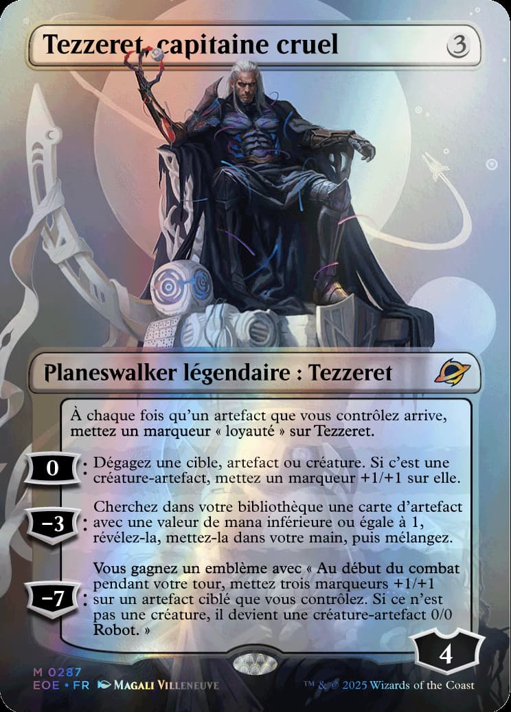 Cartes de l'extension ou concept art